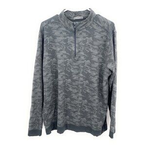 Tasc Performance MOSOtech Cotton Bamboo 1/4 Zip Pullover Gray Sz L